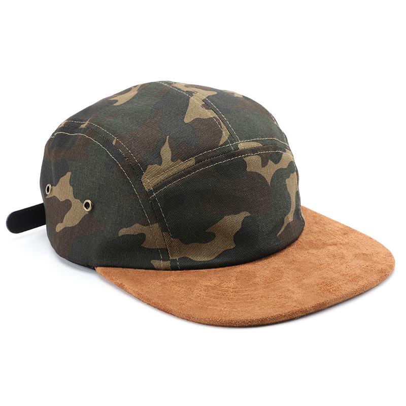 European and American Fashion Camouflage Hip-hop Hat Literary and Retro Couple Flat-brimmed Cap Street Trend Tooling Hat
