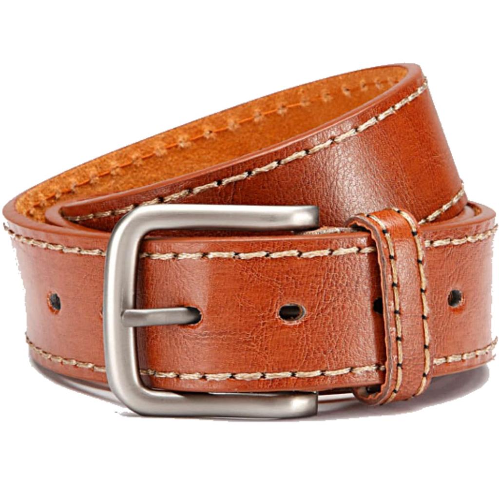 Elegant Men's Designer Belt with Outer Seam