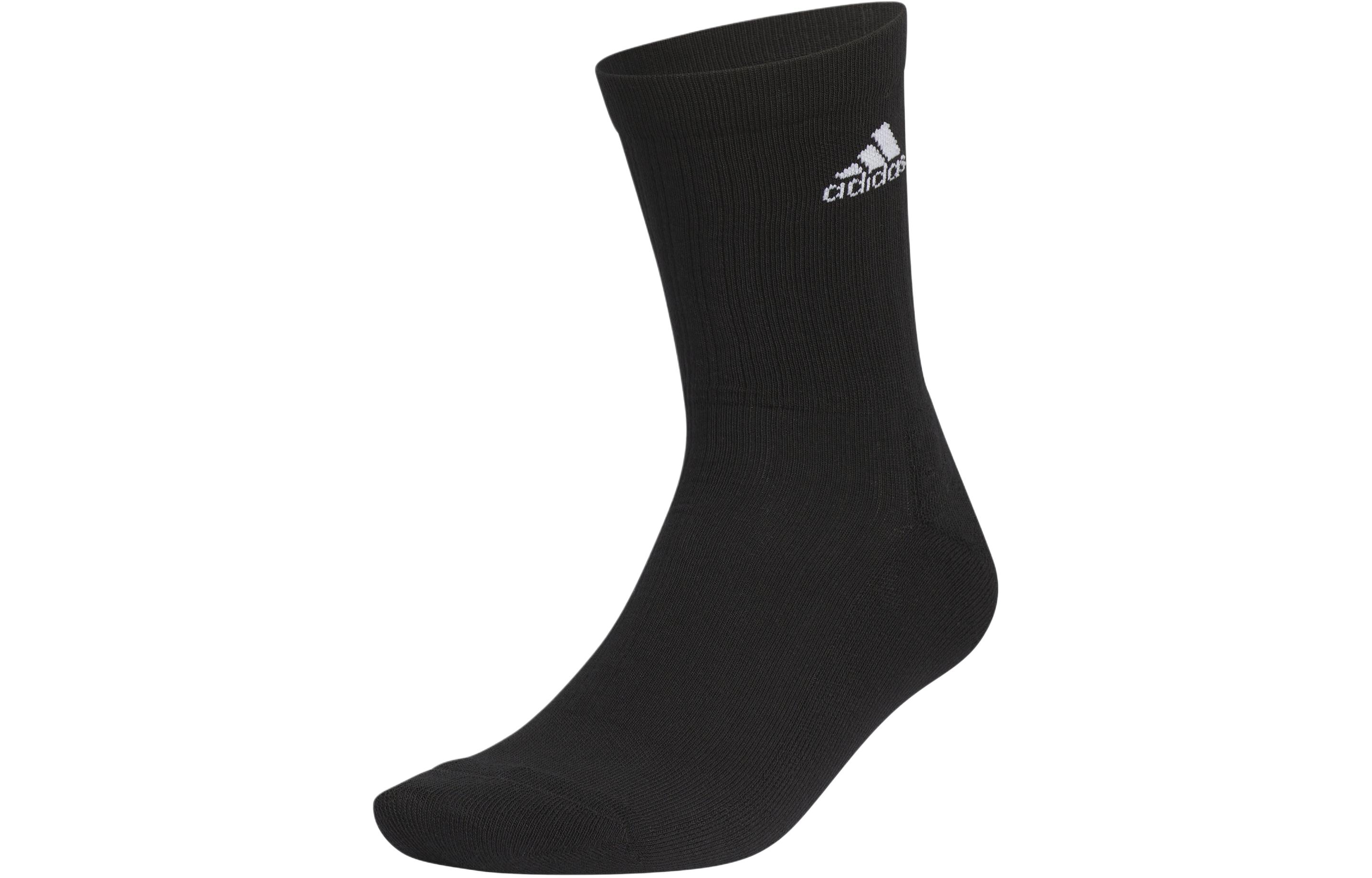 Унисекс носки Adidas Crew 1 пара Черный/Белый JF6555 L