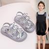 Girls princess shoes little girls sandals summer new school shoes rhinestone little girl roman shoes soft-soled baby shoes