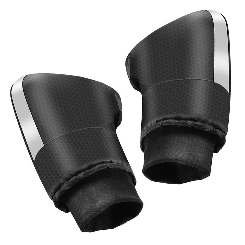 1 Pair Motorcycle Handlebar Muffs Winter Cycling Gloves Waterproof Handle Bar Mitts Snowmobile E-Bike Motorbike Thermal Gloves