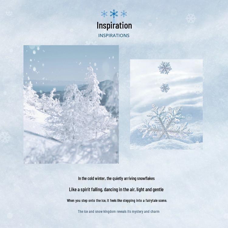 Yinziyun Sterling Silver Snowflake Heart Pendant Necklace - Romantic Winter Christmas Gift for Women