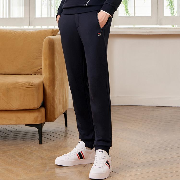 New FILA Knitted Sweatpants Men's Winter Legend Blue F11M141606F-NV