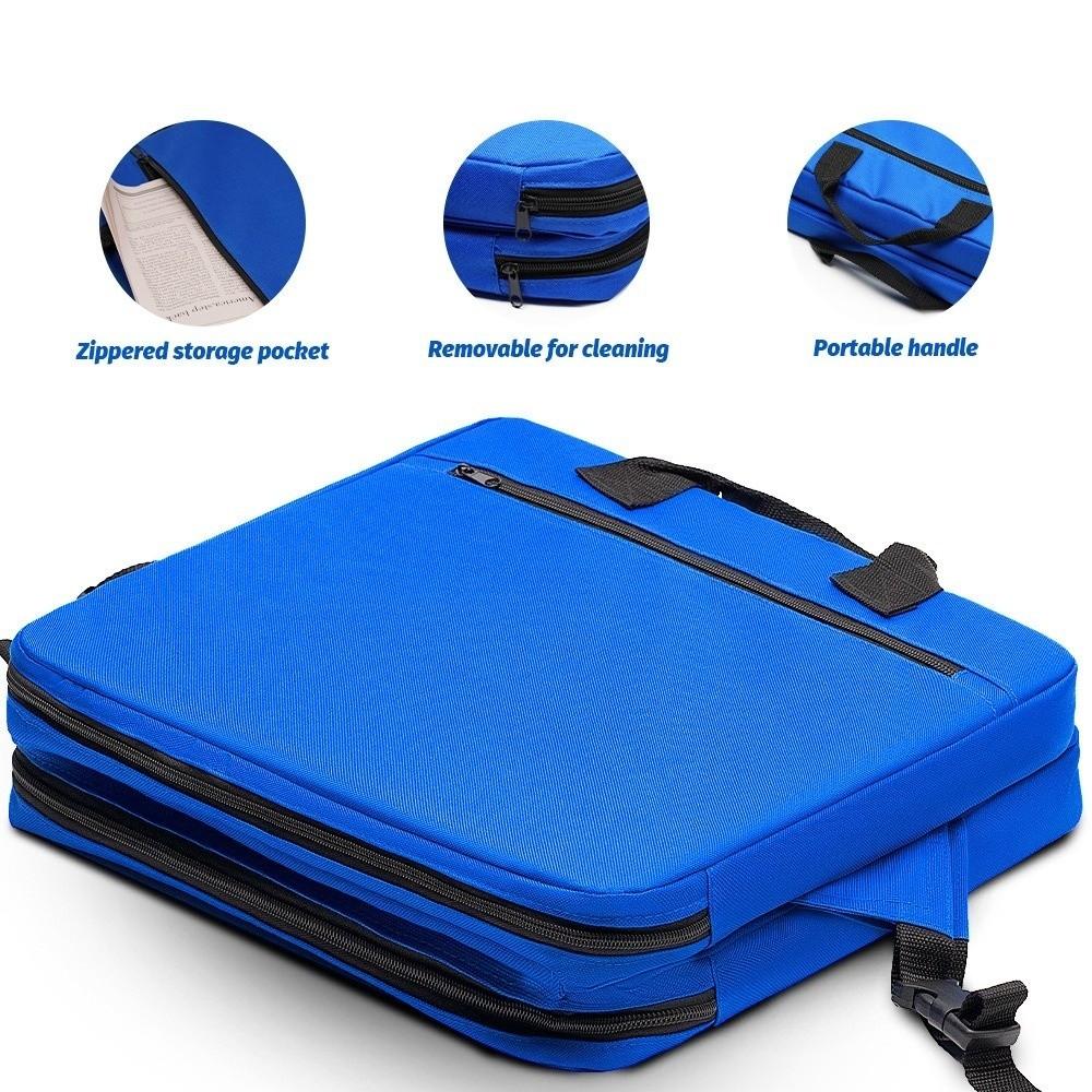 Durable Construction Foldable Camping Chair Thick Cotton Backrest Seat Mat Cabins Use