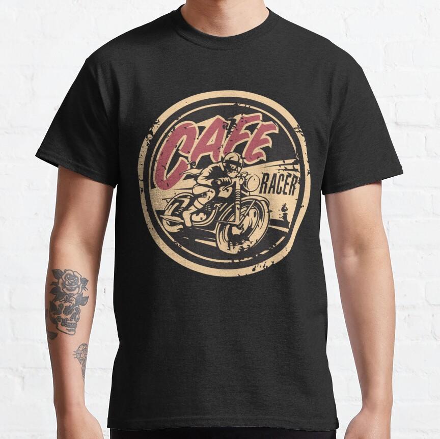 Speed Racer Vintage Classic Motorcycle Racing Genuine Equipment Motor Bike Printed T Shirt 100% Cotton  Plus Size Men's Clothing