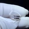 Buyee 925 Silver Couples Ring White Zircon Ring Finger Ring for Women Men Fashion Classic Wedding Fine Jewelry Circle