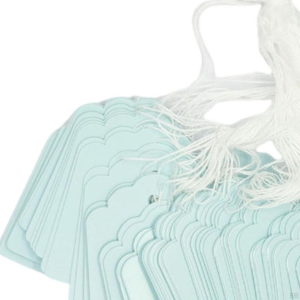 100 Pieces Gift Tags with String, Price String Pricemarker Labels Wrapping Marking