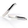 Stainless Steel Cream Knife, Black Plastic Handle Butter Knife, Western Tableware Small Jam Knife