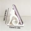 Cute 3D Printed Cat Dog Pattern Phone Stand Lightweight Portable Holder Universal for All Smartphones Tablets Outdoor Use