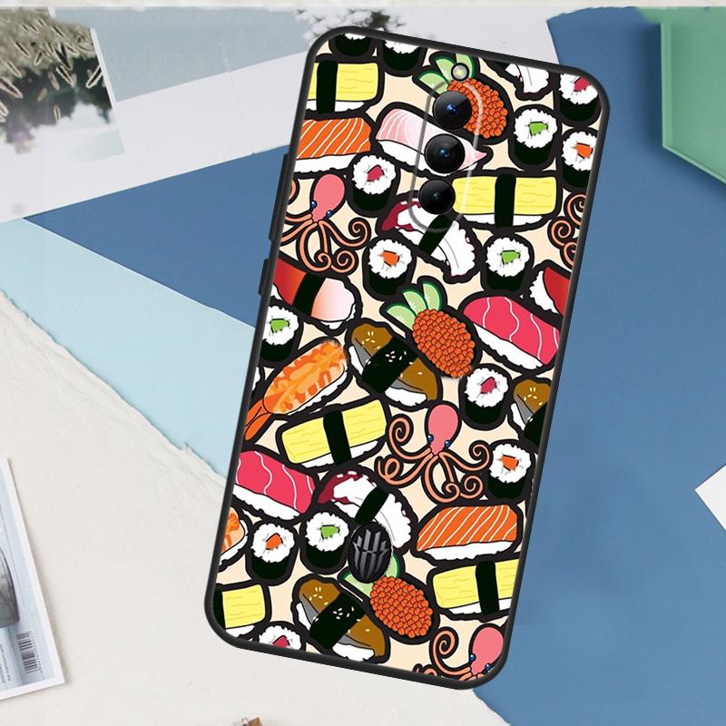 Sushi-Essen für Nubia Red Magic 10 Pro Plus 6 7 Pro 6S 7S 5G 6R Hülle für RedMagic 8S 9S 8 9 Pro Plus