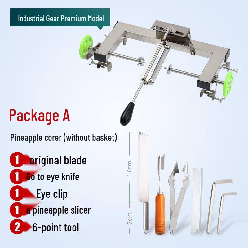 Stainless Steel Pineapple Peeling Knife & Machine