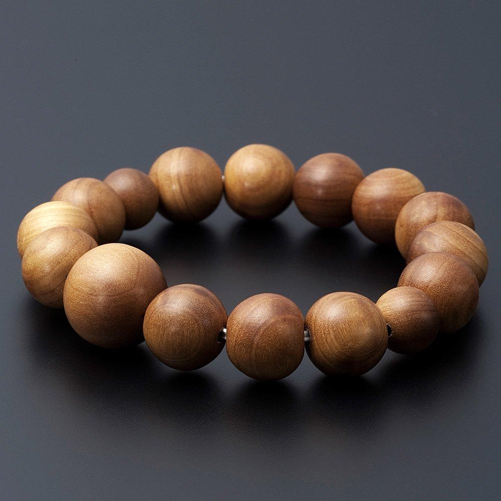 Buddhist altar shop Takita Shoten Specially Selected Bracelet Prayer Wooden Indian Sandalwood 14mm Balls Prayer Beads Fragrant Old Mountain Brace