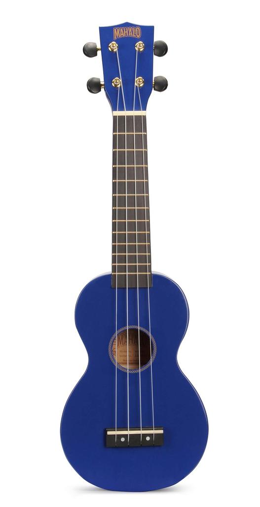 MAHALO Rainbow Series MR1 Soprano Ukulele, Blue