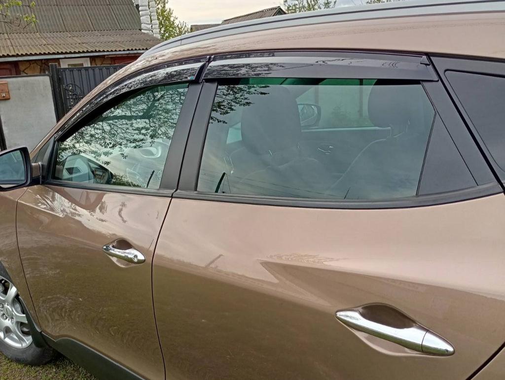 Windbreakers (4 Pcs, Sunplex Sport) for Hyundai IX-35 2010-2015