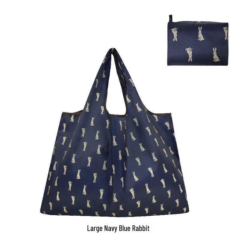 Women's Eco-Friendly Cute Cartoon Waterproof Shopping Bag - Lightweight and Foldable with Large Capacity