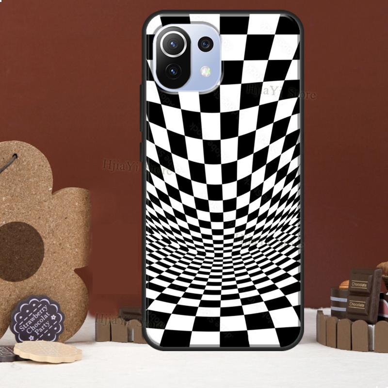 Crazy Checkered Funda For POCO F5 X3 X4 X5 Pro F4 GT C40 F3 Case For Xiaomi 11T 12T Pro 12 X 13 Lite Cover