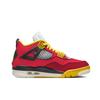 Jordan Air Jordan 4 Slip Resistant Abrasion Resistant Mid Top Vintage Basketball Shoes Unisex Red AQ9129-101(Team239-)