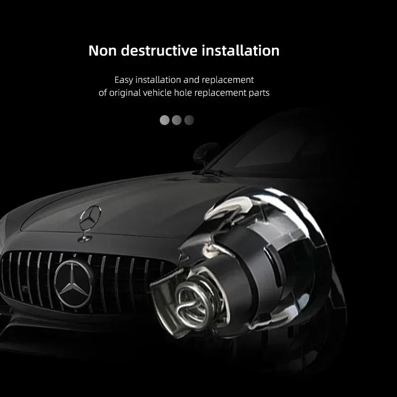Zinc Alloy Car Front Hood Emblem Badge Accessories For Mercedes Benz AMG W213 W223 W240 W212 W222 W221 W211 W220 W210 W207 W140 QX3