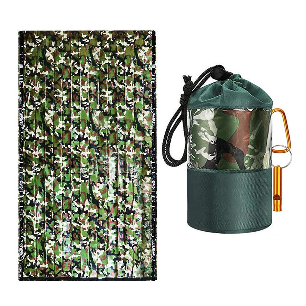 Buy Camouflage Thermal Emergency BlanketUltralight Reflective Sleeping