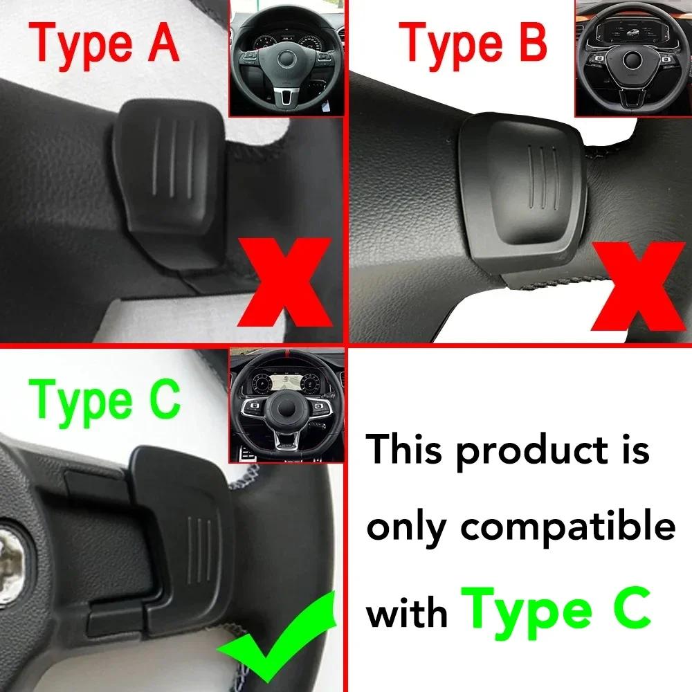 2026 Hot For Volkswagen VW Car Steering Wheel Paddle Shift Extend Shifter Sticker For VW Golf 7 7.5 GTI MK7 GTE GTD RLINE Volksw