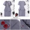 Women's Short-Sleeved Suit Skirt Set