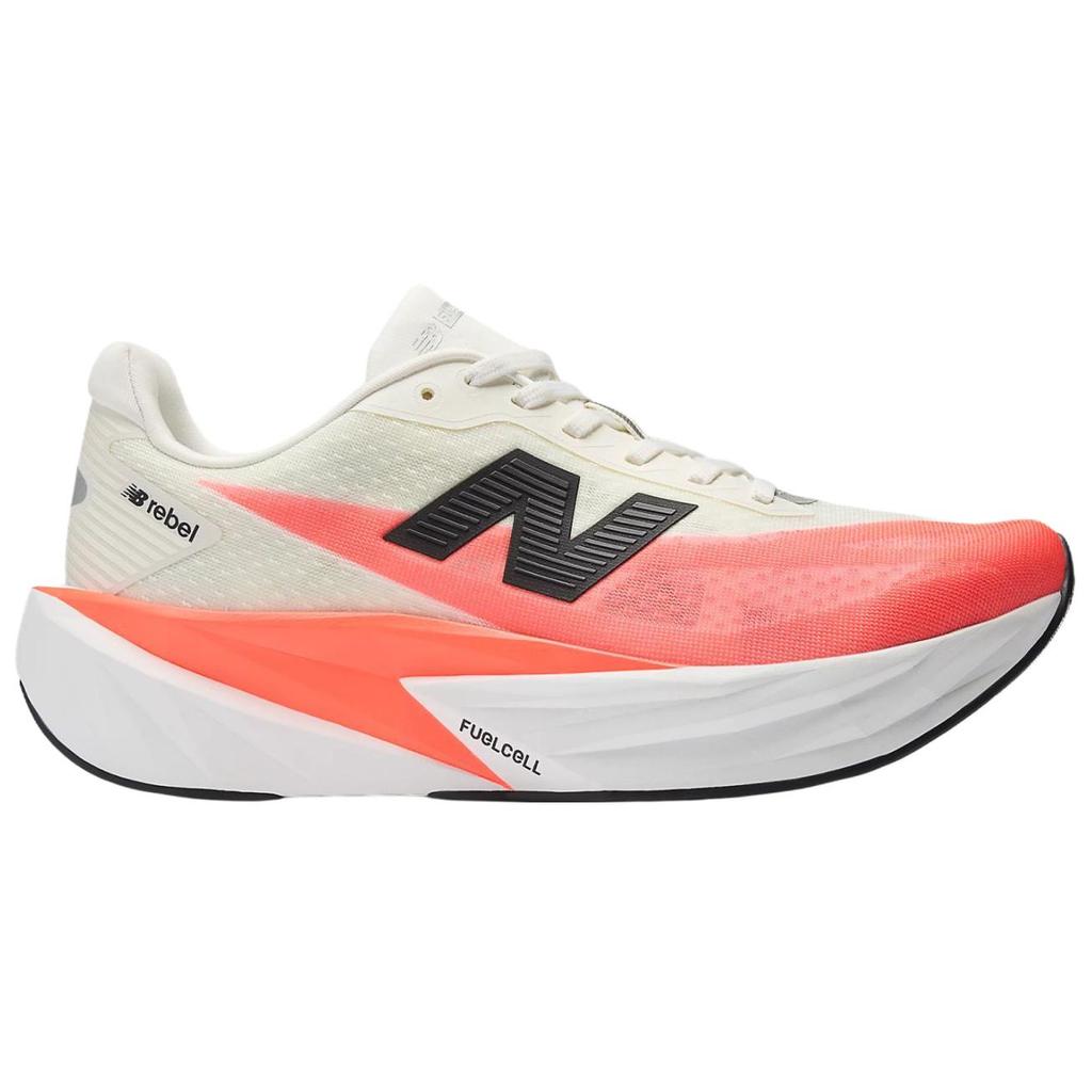 New Balance FuelCell Rebel V5 Abrasion Resistant Low Top Running Shoes Unisex White Red