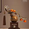 Chinese-Style Persimmon Gourd Ornament for Home Décor, Moving, and Housewarming Gifts