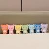 Kawaii Rilakkuma Mini Plush Toy Keychain After Rain Sunshine Accessory Soft Cartoon Bear Rainbow Stuffed Bag Charm Kids Gifts
