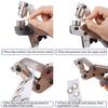 with Grommets Grommet Eyelet Plier Kit Manual Press Handheld Grommet Tool Kit  Hand Tool