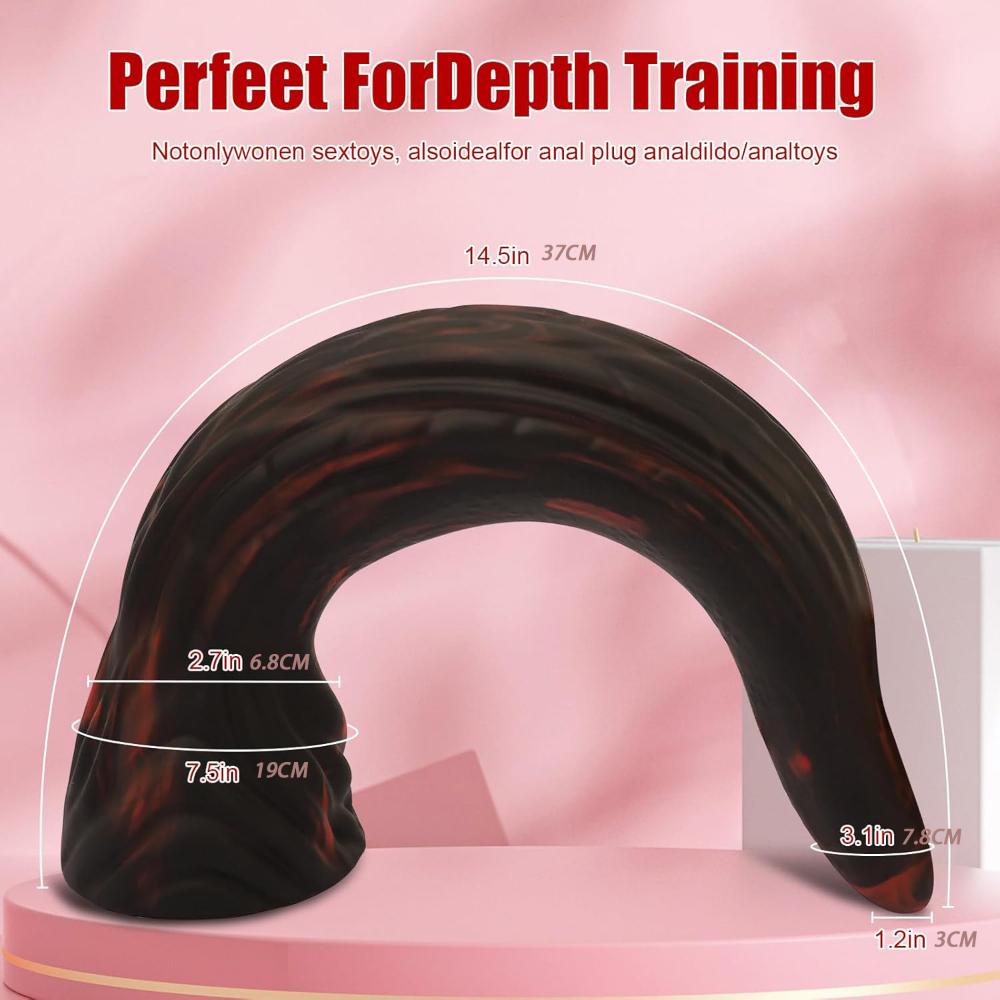 Fantasy Design Dildo with Anal Plug - Special Shape Penis Toy for Men & Women, G-Spot & Prostate Massager, BDSM Adult Sex Toy