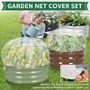 2Pcs Garden Netting Raised Bed Cover with Adjustable Drawstring Reusable Rectangular Plant Covers For Lawn Garden Plants