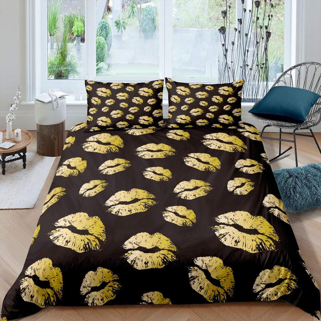 Comfortable Stylish Pattern Duvet Cover Set With Duvet Cover And Pillowcases King Queen Twin Sizes For All Ages