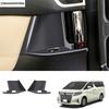Armrest Window Lift Button Control Panel / Handle Bowl Cover Trim For Toyota Alphard / Vellfire AH30 2016 -  ABS Accessories
