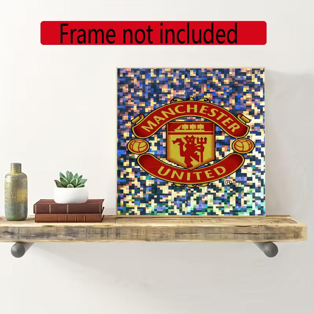 Manchester 5D Round Diamond Painting Kit Diamond Embroidery Painting Rhinestones Mosaic Frameless Handwork Decoration Arts