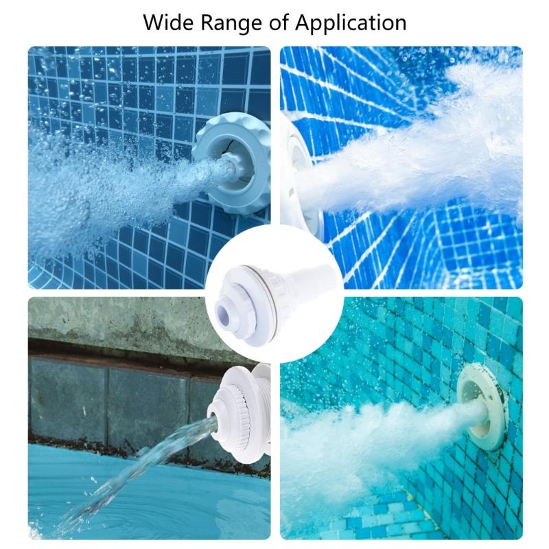 Upgrades Pool Wall Return Fittings Versatile Nozzles Completes Pool Wall Return Jets Nozzle set Pool Hose Connectors