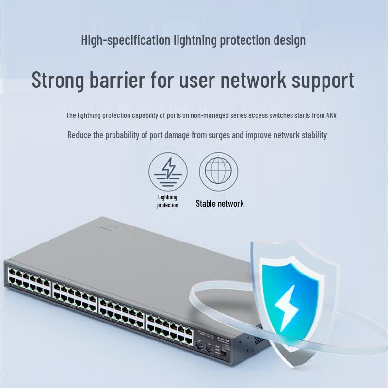 Ruijie RG-ES118GS-LP-E 16-Port Gigabit PoE Unmanaged Access Switch