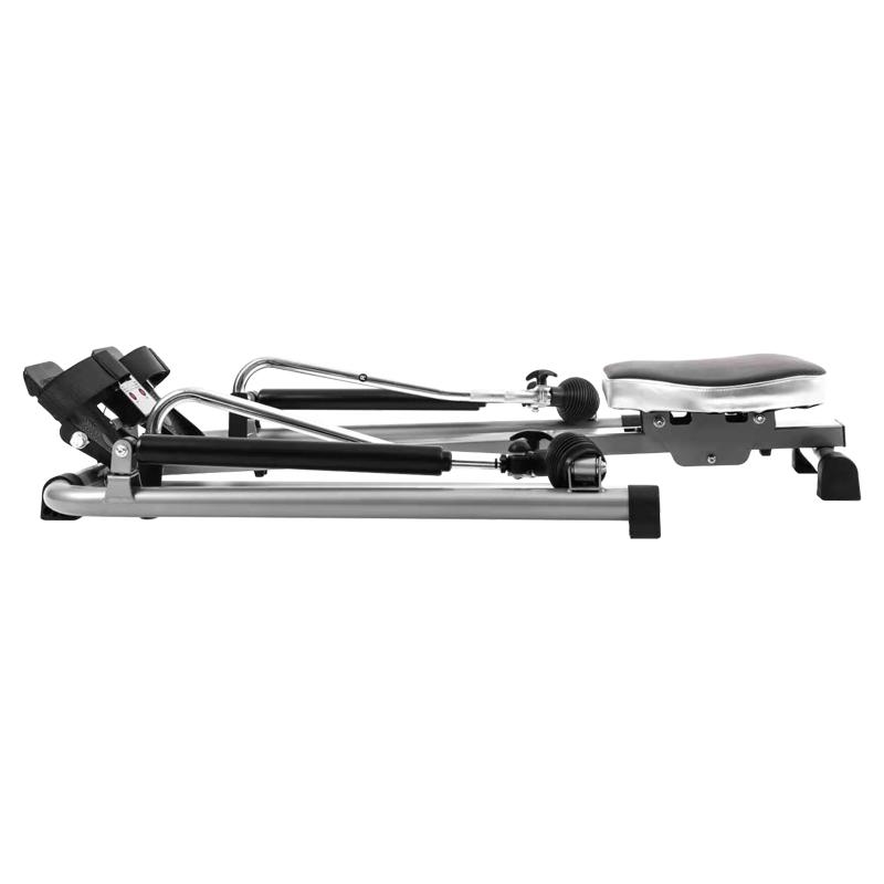 Heimtrainer Verstellbarer Rudergerät Rower Doppelte Hydraulische Widerstand