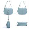 New Women's Genuine Leather Crescent Bag Niche Luxury Design Hand Shoulder Crossbody Bag Fashion Minimalist Classic Commuter Daily Use Bag