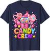 Candy Crew Candy Costume Women Candy Land Kids Holiday T-Shirt