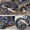 Stainless Steel Titanium Exhaust Pipe for Z1000 Motorcycle