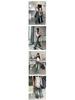 American Retro Low-Waist Wide-Leg Distressed Denim Pants - Floor-Length