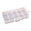 10-Grid Detachable Multi-color Plastic Storage Box for Fishing Gear, Jewelry, Beading, and Electronic Components