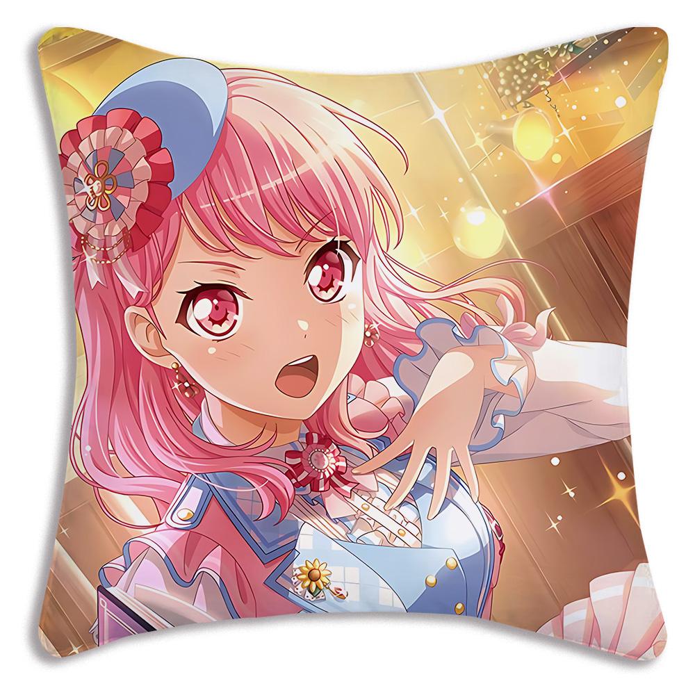 Pillow B-BangS Anime D-DreamS Covers Cartoon Sofa Decorative Home Double-sided Printing Short Plush Cute Cushion Cover