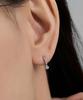Lloyd Point Tennis 10K Gold One-Touch Hoop Earrings Lotp2007T