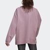 adidas X Stella Mccartney Co-Branded Solid Color Loose Casual Pullover Sweatshirt Women Tops Purple HB7409