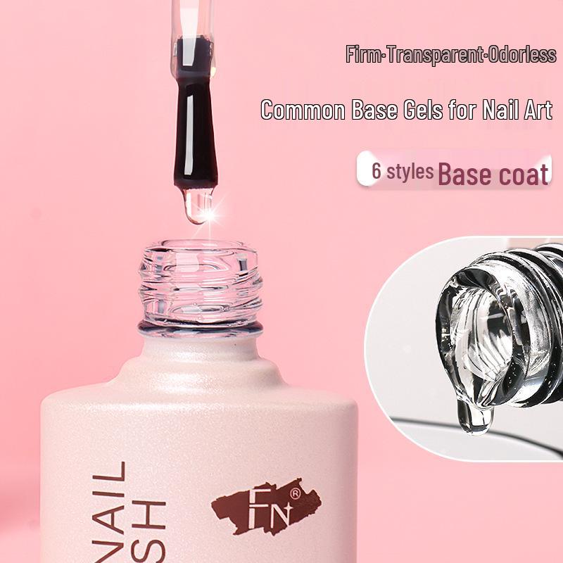 FN Nail Gel Polish Set: Base Gel & Matte Top Coat for Manicure