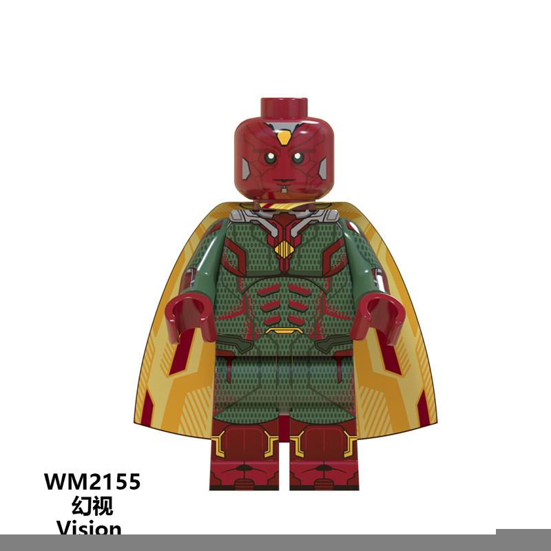 READY STOCK Scarlet Witch Wanda Vision Minifigures Building Blocks Toys for Kids