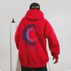 Men's Autumn Fashion Hooded Sweatshirt, National Trend, Plus Size (8XL), Velvet Lined, Couples Jacket.