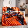 1 ks Goku, DragonBall Deka Měkká Teplá Celoroční Přehoz na Pohovku, Postel, Auto, Kancelář Živý Barevný Design, Odolný & Útulný Dárek
