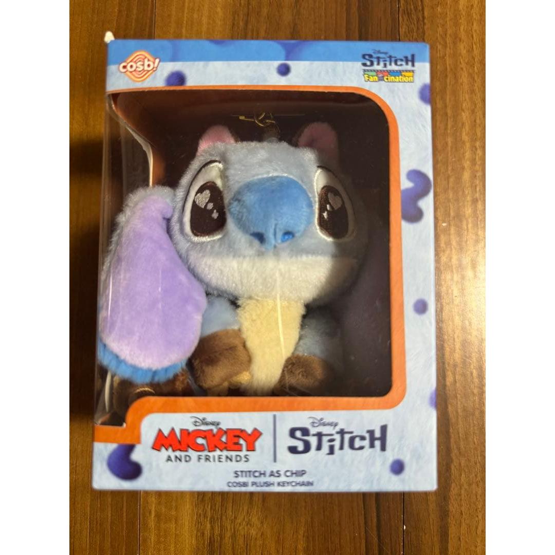 Hot Toys Cosbi Plush Keychain Stitch Chip Unopened